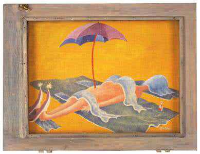 View From A Window of a Rented Beach Cottage | Peabody Gallery