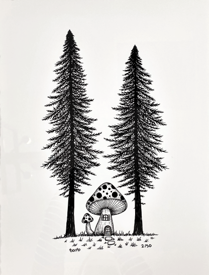 Mushroom Cottage in Florest | Peabody Gallery