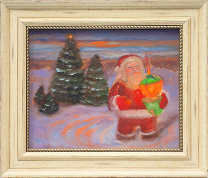 Santa at Twilight | Peabody Gallery