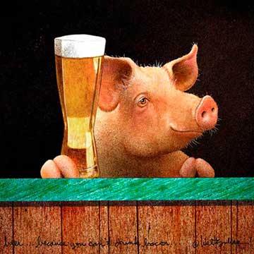 Beer...Because you can't drink bacon | Peabody Gallery