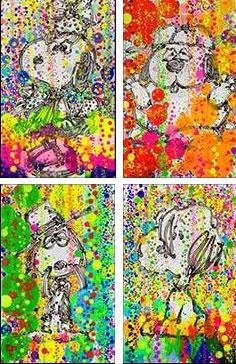 Bubble Bath Series - Tangerine Scream | Peabody Gallery