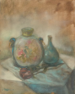 Two Pots with Rose | Peabody Gallery