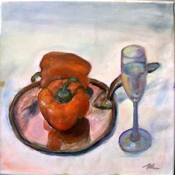 Peppers and Champagne | Peabody Gallery