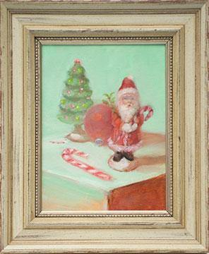 Caroling Santa w/Candy Canes | Peabody Gallery
