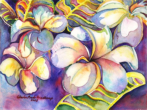 White Plumeria