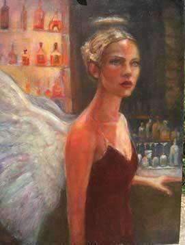 Angel at the Bar, Standing - Peabody Gallery