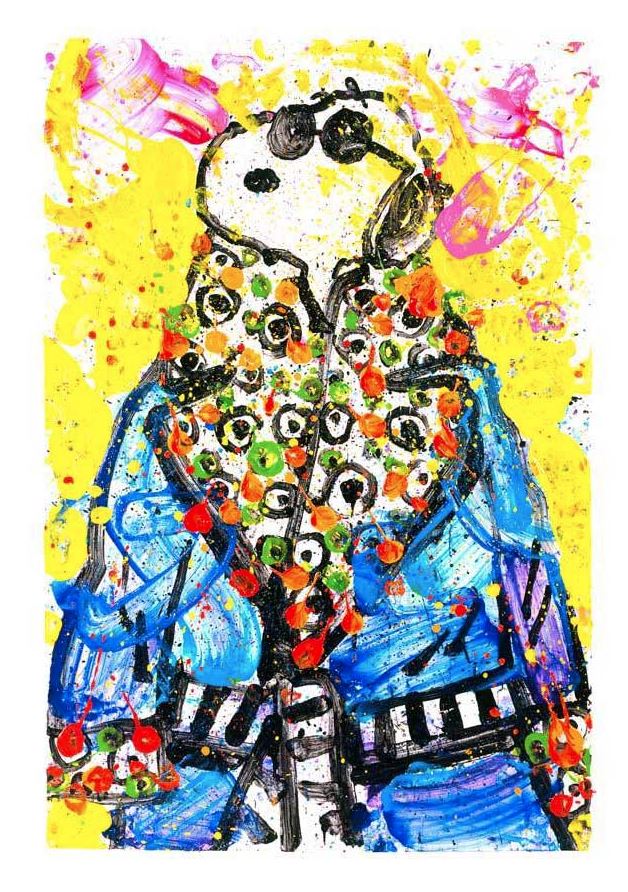 Wearing Jim Dine Snoopy | Tom Everhart Art | Peabody Gallery